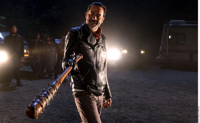 Jeffrey Dean Morgan como Negan en The Walking Dead (AMC).