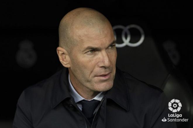Zidane, ante el Sevilla (Foto: LaLiga).
