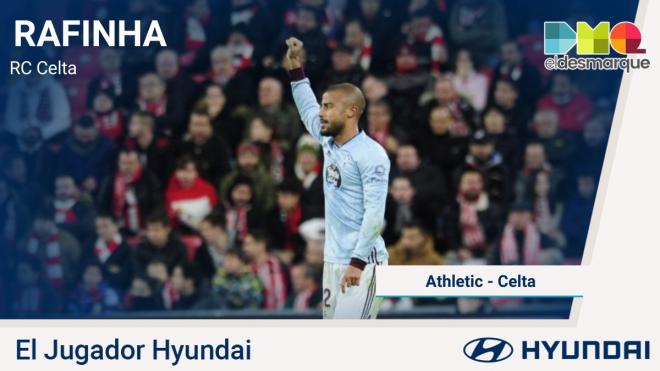 Rafinha Alcántara, Jugador Hyundai del Athletic-Celta.