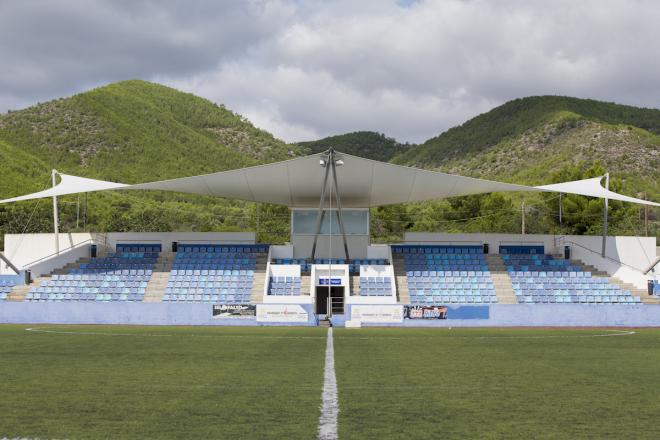 Estadio Municipal Can Misses, escenario del partido (Foto: UDI)