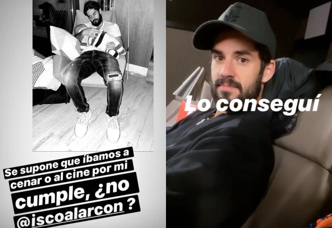 Sara Sálamo bromea en Instagram con Isco Alarcón por el plan que tenían para celebrar su cumpleaños.