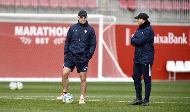 Julen Lopetegui, entrenador del Sevilla FC (foto: Kiko Hurtado).