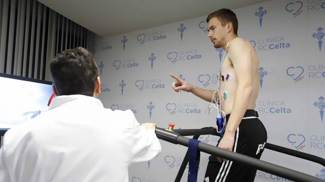 Bradaric pasa el pertinente reconocimiento médico con el Celta (Foto: RCCV).