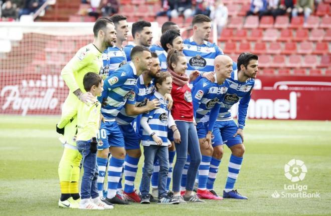 El once del Deportivo ante el Albacete (Foto: LaLiga).