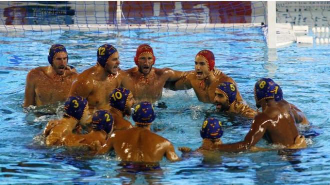 Arenga de la selección de waterpolo.