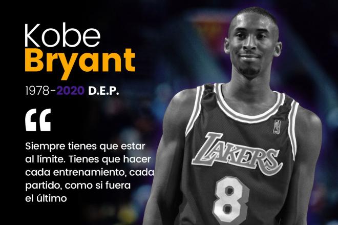 Kobe Bryant, fallecido tras un accidente aéreo.