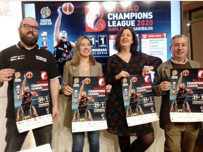 Bilbao acoge por primera vez la Champions de basket en silla de ruedas.