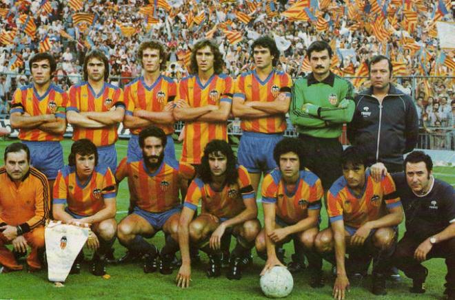 Manzanedo, portero del Valencia CF a finales de los 70