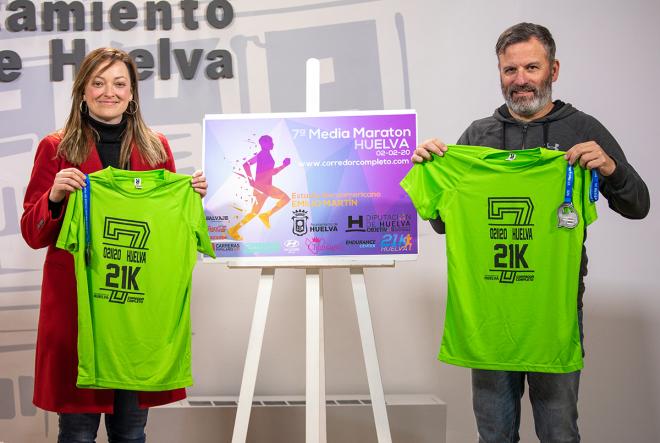 Presentación de la ‘VII Media Maratón de Huelva’.