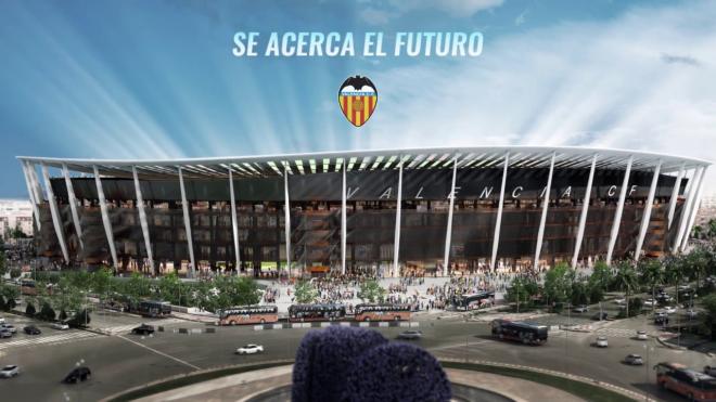 Este fue el último proyecto del Nuevo Estadio del Valencia CF.