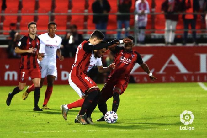 Munir, en el partido ante el Mirandés de Copa del Rey (Foto: LaLiga).