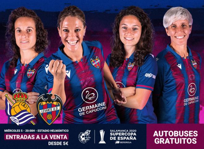 El Levante UD Femenino pone autobuses gratis para la Supercopa. (Foto: Levante UD)