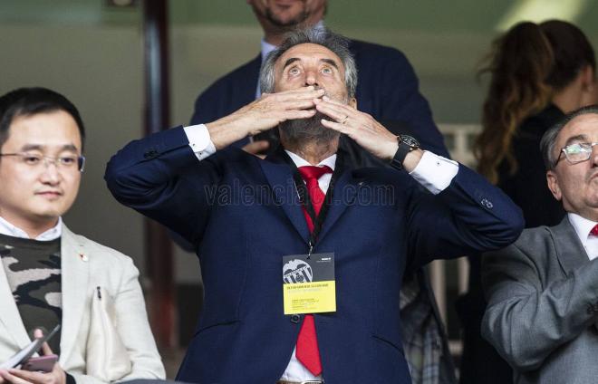 Ángel Castellanos en Mestalla.