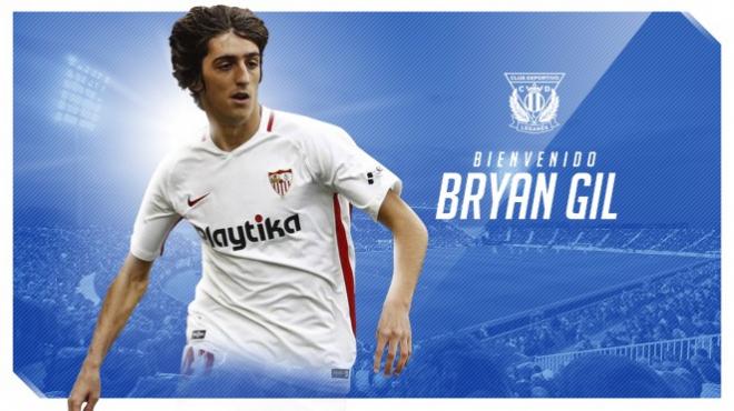 Bryan Gil, cedido al Leganés (Foto: CD Leganés).