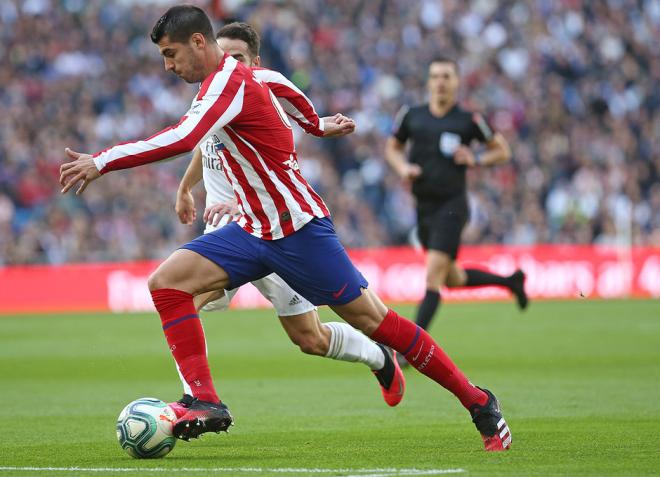 Álvaro Morata se ha sumado a Joao Félix en la lista de bajas del Atlético de Madrid (Foto: ATM).