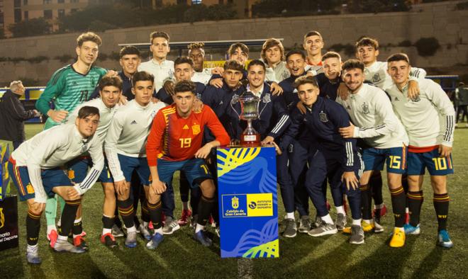 Nico Williams se ha proclamado campeón de la Copa del Atlántico con España sub 18 (Foto: Sefutbol).