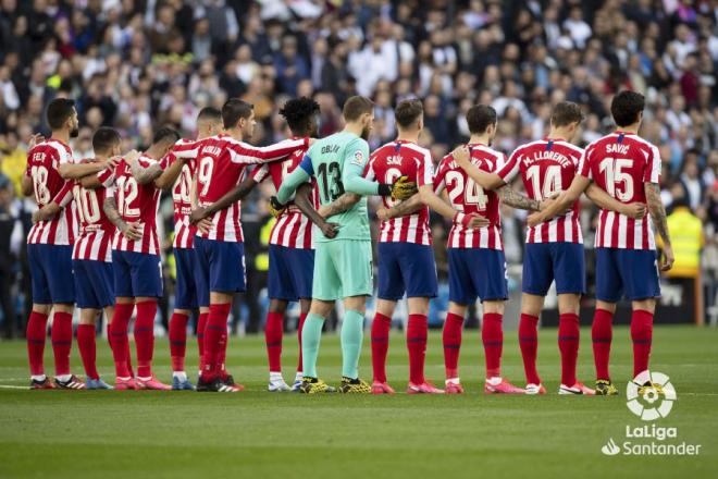 Once titular de Simeone para el derbi madrileño.