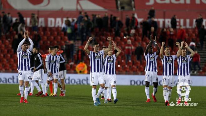 El Real Valladolid, tras la importante victoria sumada en Mallorca (Foto: LaLiga).