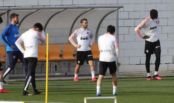 Celades activa la gestión de esfuerzos en el entrenamiento del Valencia CF (Foto: David González)