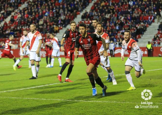 Marcos André, en el partido disputado en Anduva ante el Rayo Vallecano (Foto: LaLiga).