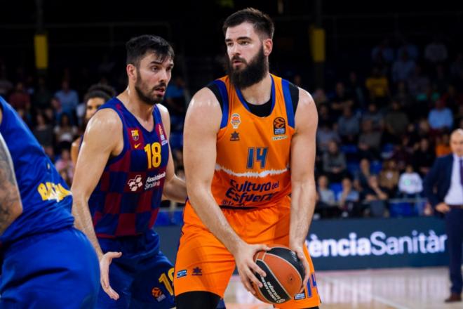 Valencia Basket busca otra gran noche europea en la Fonteta con la visita del FC Barcelona