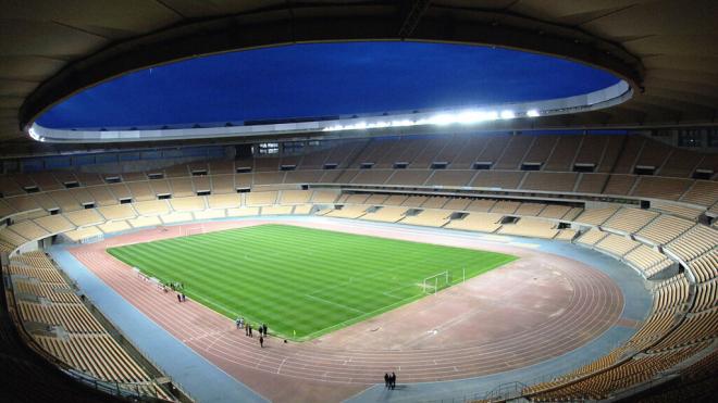 Imagen del Estadio de La Cartuja (Sevilla), donde está previsto que se juegue la final de la Copa del Rey.