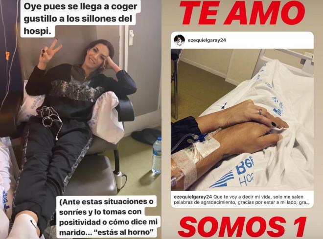 Tamara Gorro cuenta su estancia en Instagram por la operación de Ezequiel Garay.