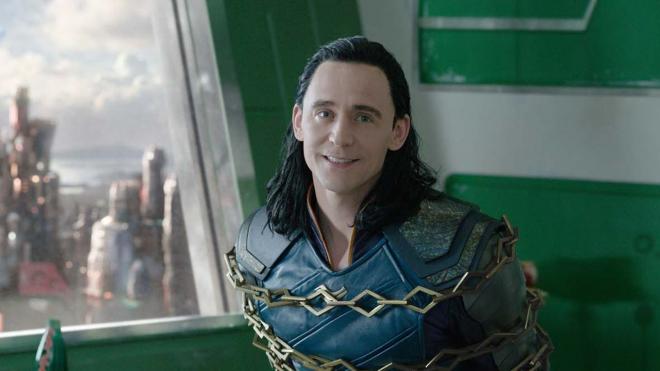 Loki preso en Thor: Ragnarok (Foto: Marvel Studios).