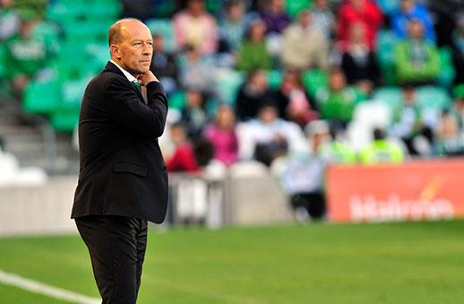 Gabriel Humberto Calderón en un partido del Betis.