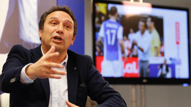 Eusebio Sacristán, en unas conferencias de la Agencia EFE (Foto: EFE).