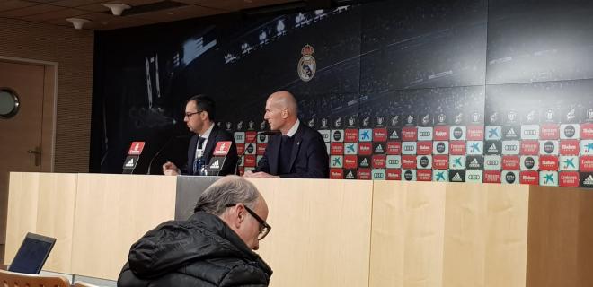 Rueda de prensa de Zidane.