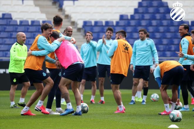 Imagen de una sesión perica (Foto: RCDE).