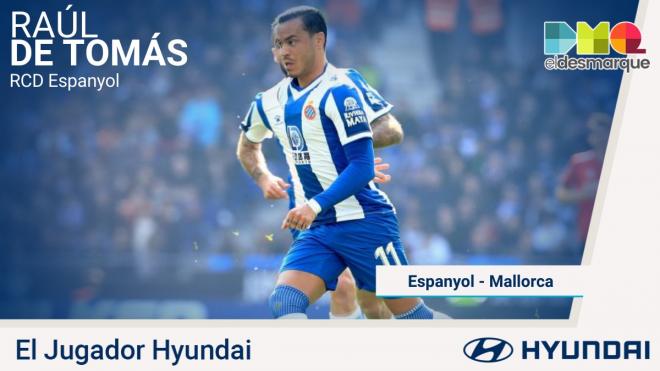 De Tomás, jugador Hyundai del Espanyol-Mallorca.