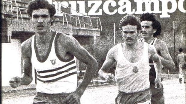 Ruiz Bernal, atleta del Sevilla (Foto: Área Historia FC).