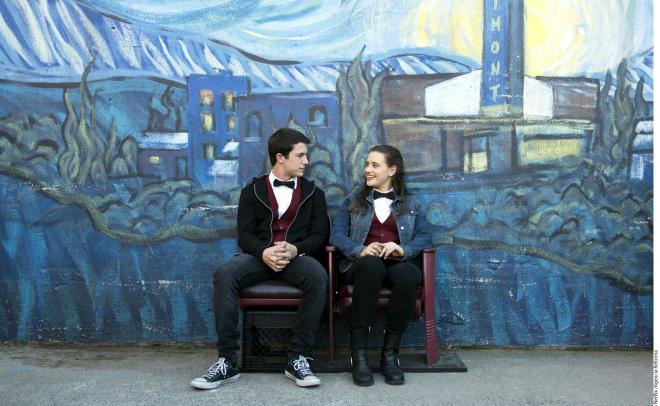 Hannah Baker y Clay Jensen (Foto: Netflix).