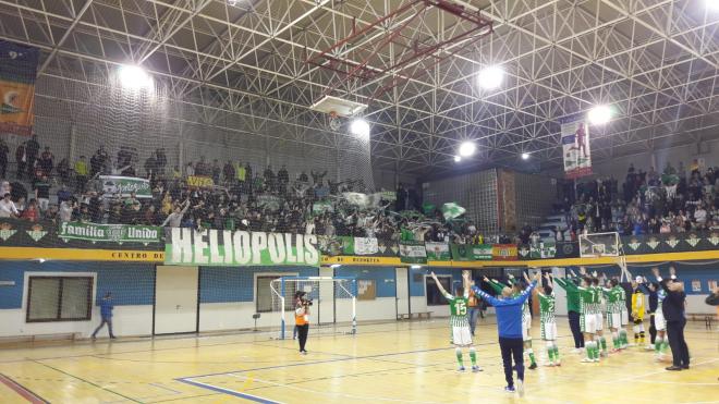 El Real Betis Futsal celebra uno de sus éxitos.
