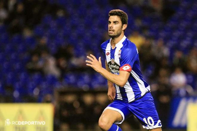 Juan Domínguez en el Dépor (Foto:RCD)