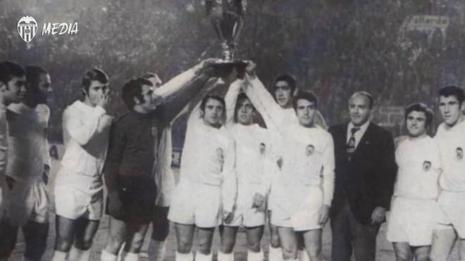 El Valencia CF de Claramunt y Roberto Gil, Campeón de Liga de 1970-71 (Foto: Valencia CF).