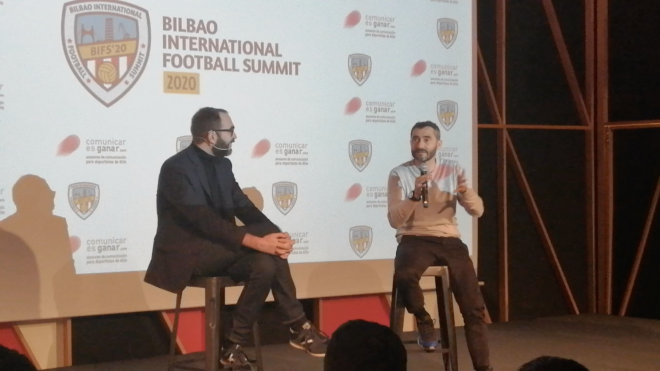 Axel Torres entrevista a Ernesto Valverde en el BIFS 2020.