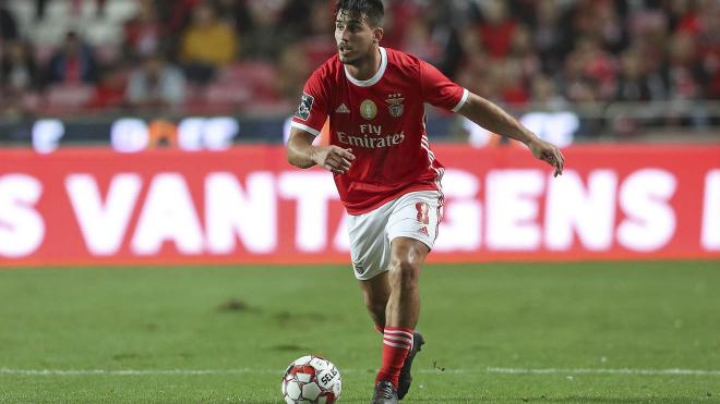 Gabriel, durante un partido con el Benfica (Foto:SLB).