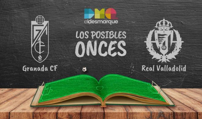 Posibles onces del Granada-Valladolid.