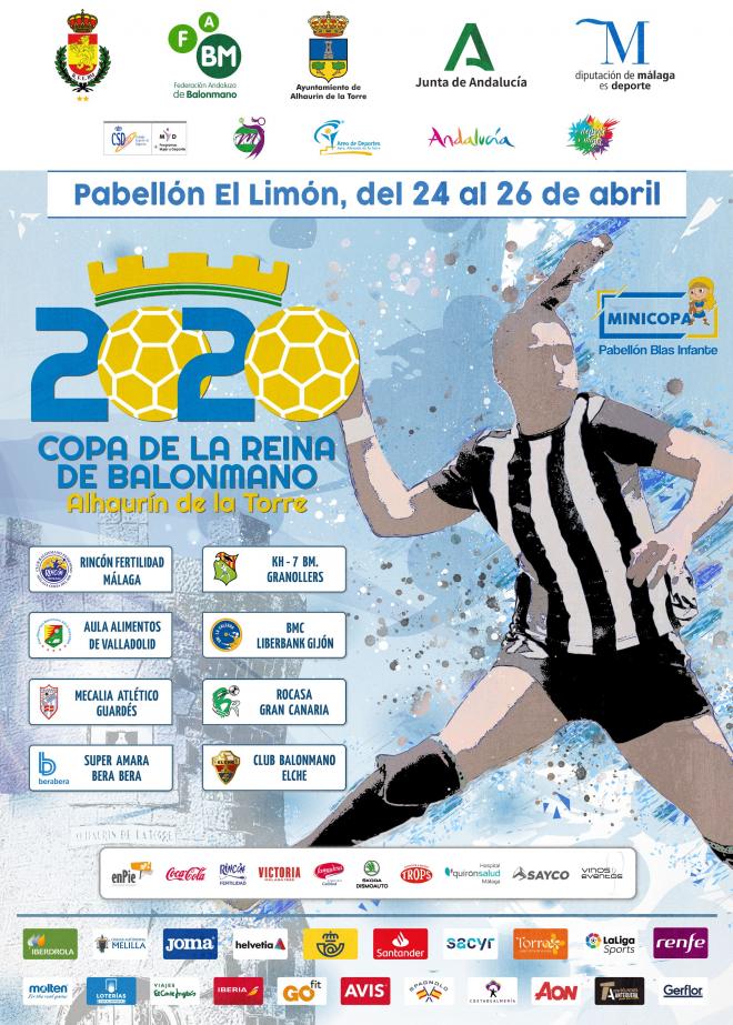 Cartel de la Copa de la Reina de Málaga.