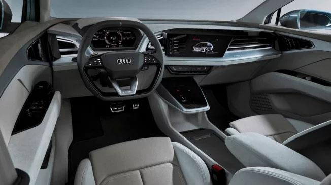 Audi q4 e-tron, interior.