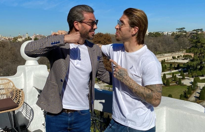 Sergio Ramos y su hermano René bromean (Foto: Instagram).