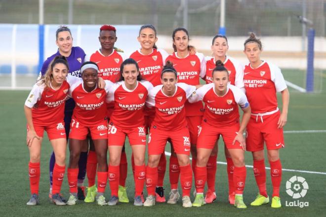 El once del Sevilla Femenino para el partido ante el Espanyol (Foto: LaLiga).
