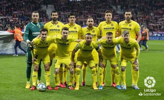 Alineación del Villarreal ante el Atlético de Madrid (Foto: LaLiga).