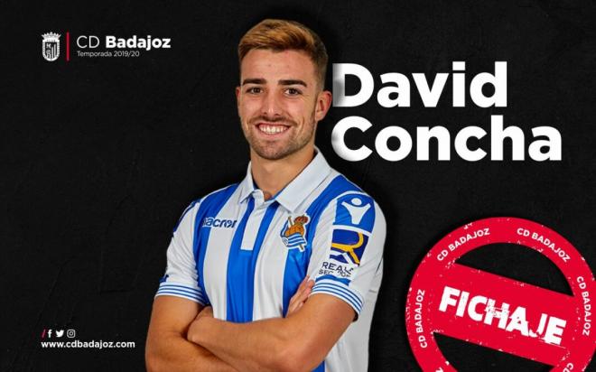 David Concha, nuevo jugador del Badajoz (Foto: CDB).