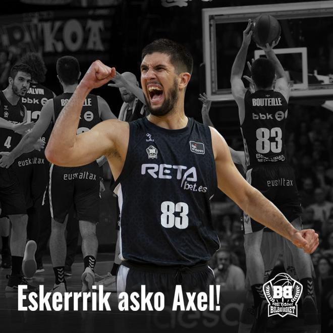 Axel Bouteille abandona el Bilbao Basket (Foto: Bilbao Basket).