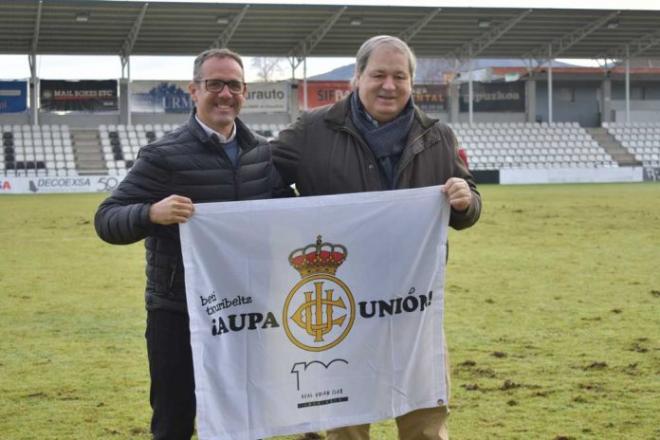 Gorka Etxeberria asume de forma interina el banquillo del Real Unión (Foto: Real Unión).