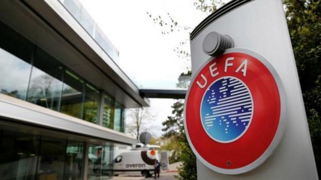 La sede de la UEFA.